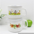 2015 new products novelty cast iron enamel mug